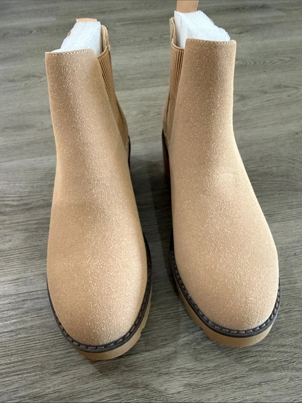 Women’s  Soft Suede  Platform Wedge Ankle Boots